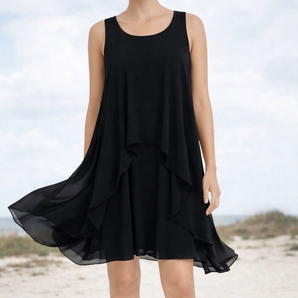 Love Tree Black Sleeveless Dress